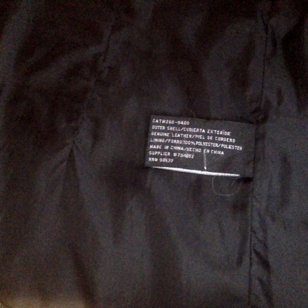 Worthington Genuine Leather Black Jacket EUC Size Small Petite Vintage - Picture 10 of 11